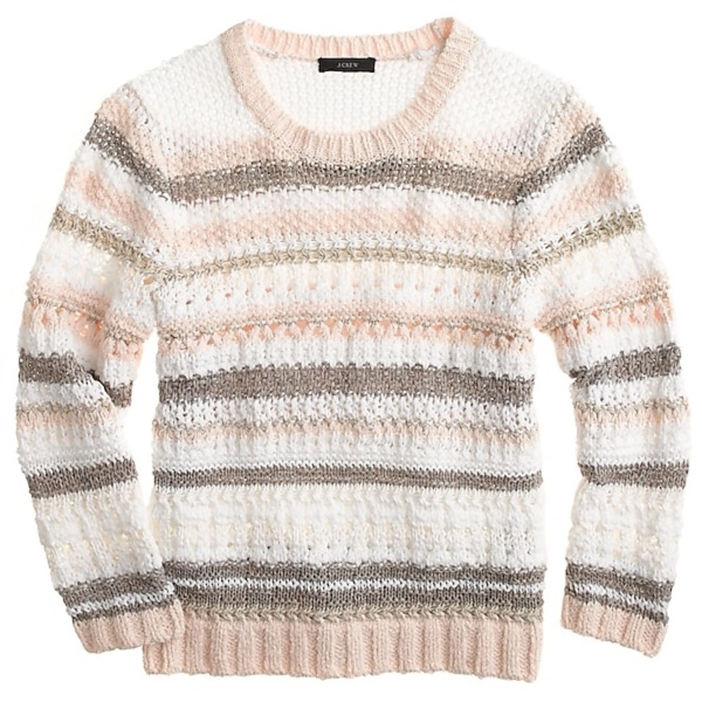 J. CREW Pointe Stripe Sweater